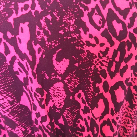 Maaji Pink Quartz Loveliness One-Shoulder Pink Snake Print Short Dress - Picture 14 of 14